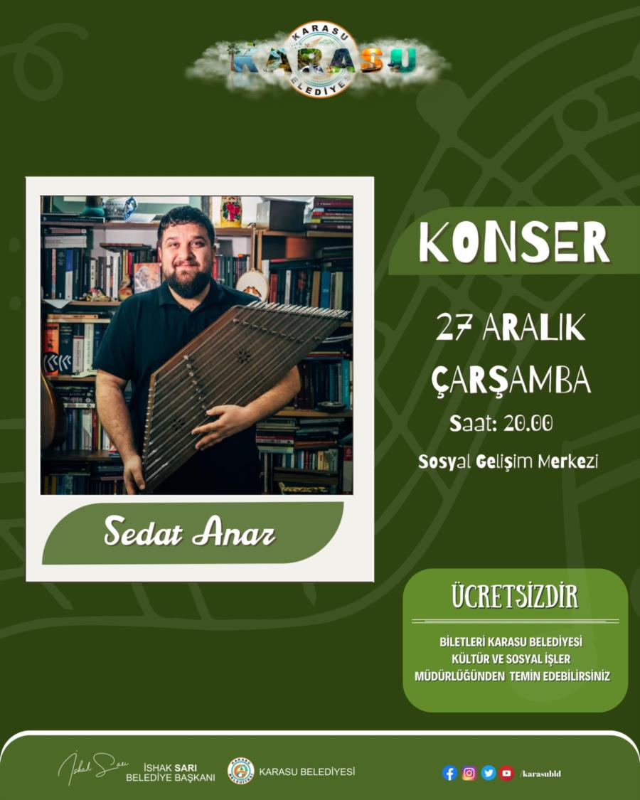 Sedat Anar İle Sakarya Karasudayız